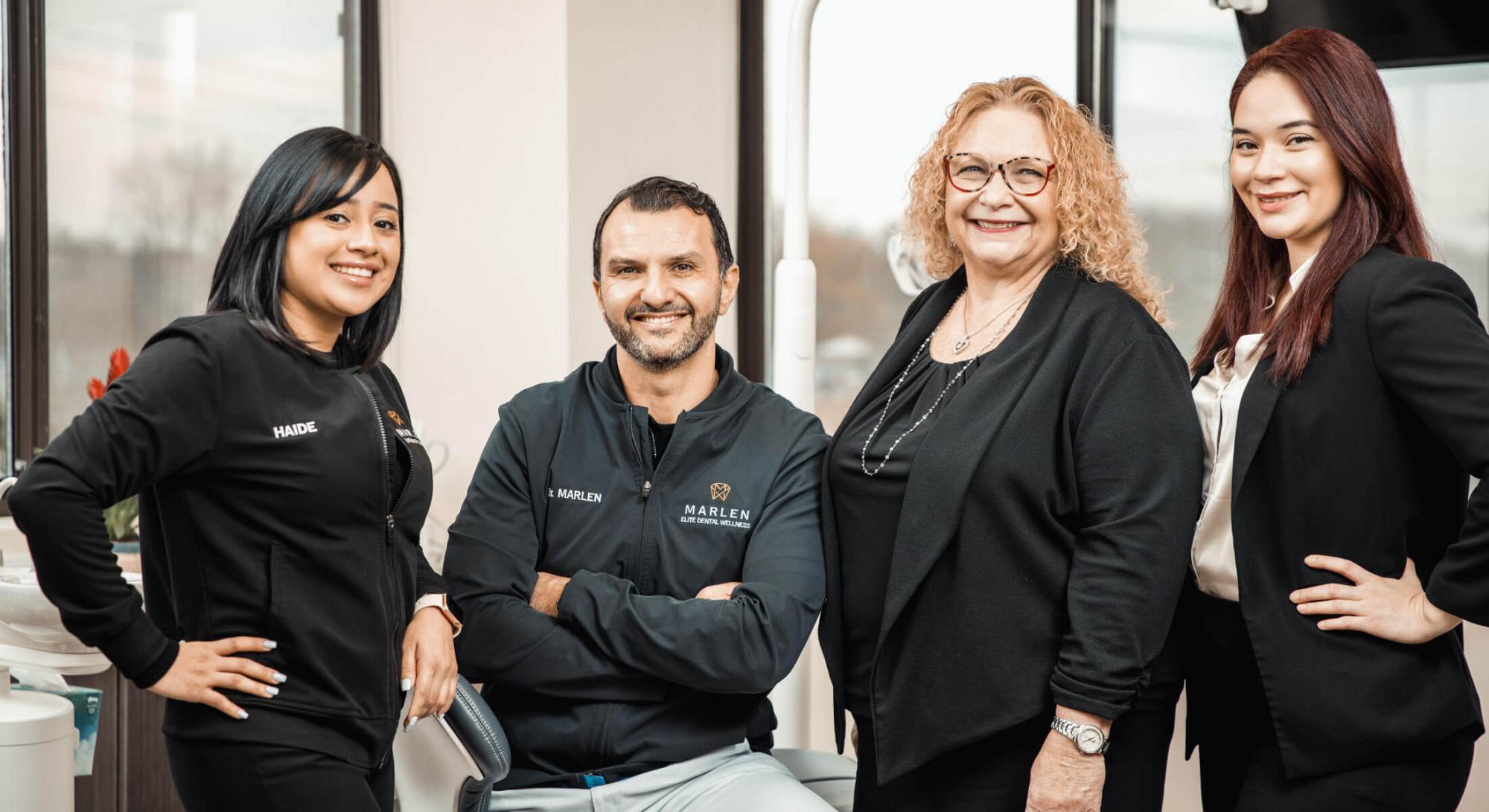 River Edge cosmetic dentist office staff